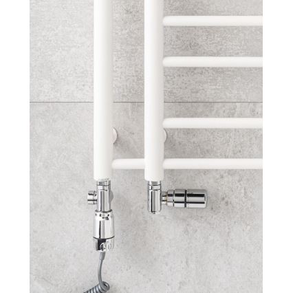 P.M.H. T2W - Badezimmer-Handtuchheizkörper THEIA 352W 154 cm rechts/weiß