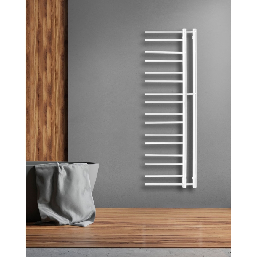 P.M.H. T2W-L - THEIA Handtuchheizkörper, Leiterform, 352 W, 154 cm, links/weiß