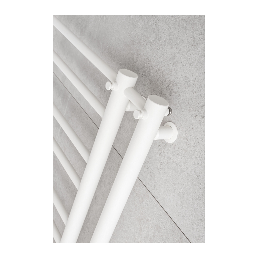 P.M.H. T2W-L - THEIA Handtuchheizkörper, Leiterform, 352 W, 154 cm, links/weiß