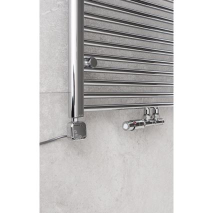 P.M.H. TERM-LC-EK - Ventil mit Thermostatkopf TERM, links, glänzend verchromt