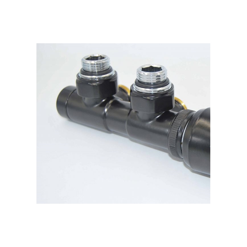 P.M.H. TERM-RB-EK - Ventil mit Thermostatkopf TERM, rechts/schwarz