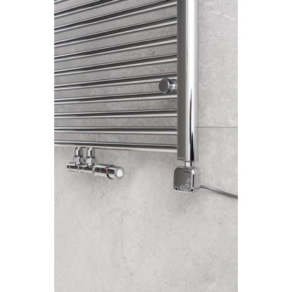 P.M.H. TERM-RC-EK - Ventil mit Thermostatkopf TERM, rechts, Hochglanz-Chrom