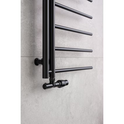 P.M.H. UNIKO-RB-EK - Ventil mit Thermostatkopf UNIKO rechts/schwarz