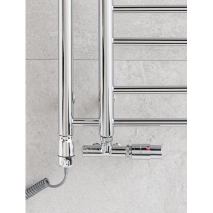 P.M.H. UNIKO-RC-EK - Thermostatventil mit UNIKO-Thermostatkopf, rechts, hochglanzverchromt