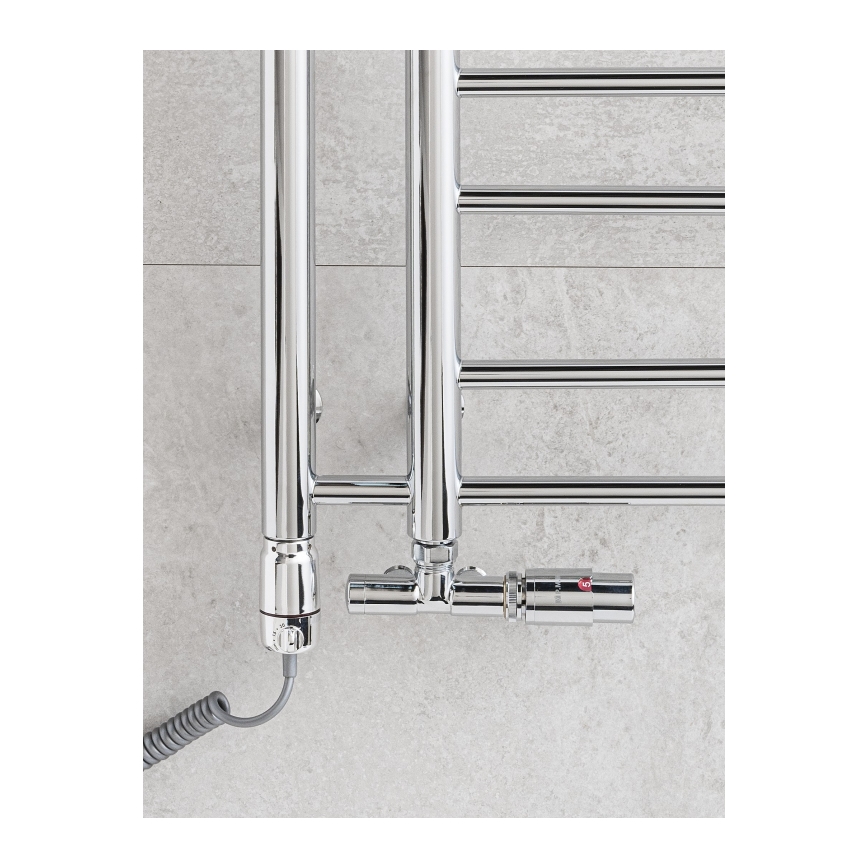 P.M.H. UNIKO-RC-EK - Thermostatventil mit UNIKO-Thermostatkopf, rechts, hochglanzverchromt