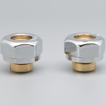 P.M.H. ZZM1602 - Klemmverschraubung für Ventil UNIKO/TERM/DUO, glänzender Chrom, für Alupex 16 mm