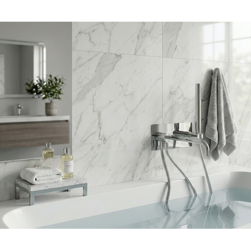 Paffoni - Badewannen-Set LIGHT, glänzender Chrom