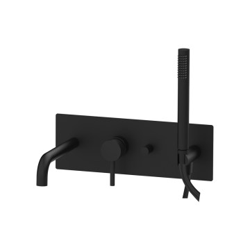 Paffoni - Badewannen-Set LIGHT schwarz