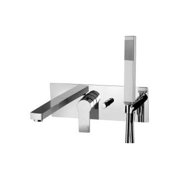 Paffoni - Badewannen-Set mit Unterputz-Mischbatterie TANGO, glänzender Chrom