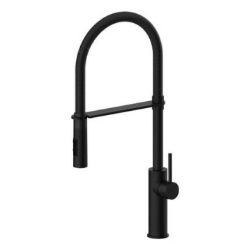 Paffoni - Küchenarmatur LIGHT mit ausziehbarer Brause, 52,5 cm, glänzender Chrom