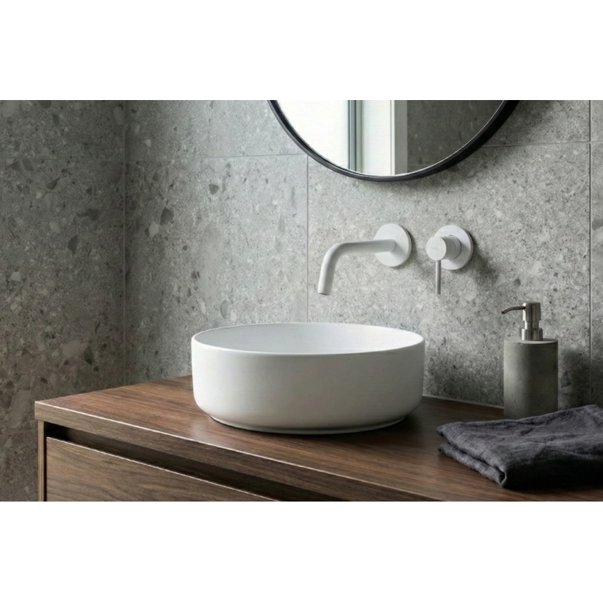 Paffoni - LIGHT Unterputz-Waschtischarmatur, Weiß