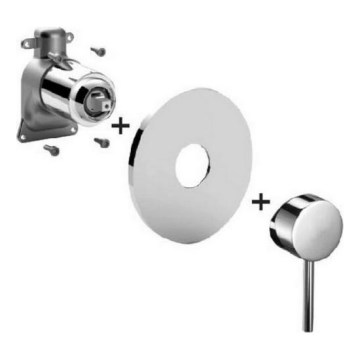 Paffoni - Unterputz-Armatur LIGHT, mattchrom