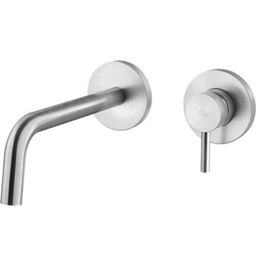 Paffoni - Unterputz-Waschtischarmatur LIGHT, Edelstahl