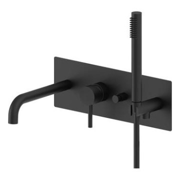 Paffoni - Wannen-Set LIGHT schwarz