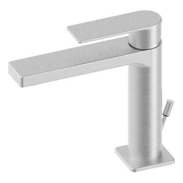 Paffoni - Waschtischarmatur + Ablaufgarnitur TANGO Edelstahl