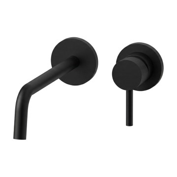 Paffoni - Waschtischarmatur LIGHT zur Unterputzmontage, schwarz