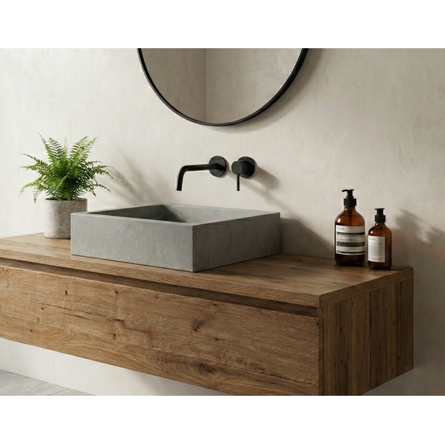 Paffoni - Waschtischarmatur LIGHT zur Unterputzmontage, schwarz