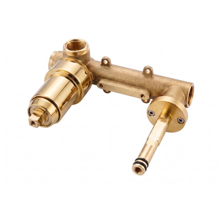 Paffoni - Waschtischarmatur zur Unterputzmontage LIGHT, Gold