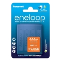 Panasonic - 4 Stk. Akku AAA Eneloop 800 mAh + Tasche