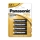 Panasonic - 4 Stk. Alkalibatterie AA/LR06
