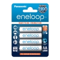Panasonic Eneloop BK-3MCCE - 4 Stück wiederaufladbare AA-Batterien Eneloop NiMH/1,2V/1900mAh