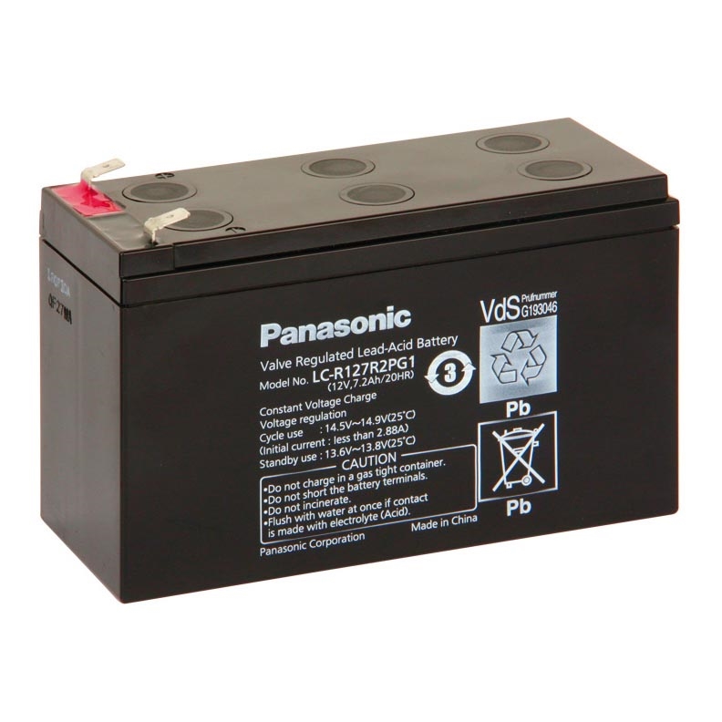 Аккумулятор panasonic lc r127r2pg1