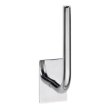 Papierhalter 4,5x18 cm Edelstahl/silber