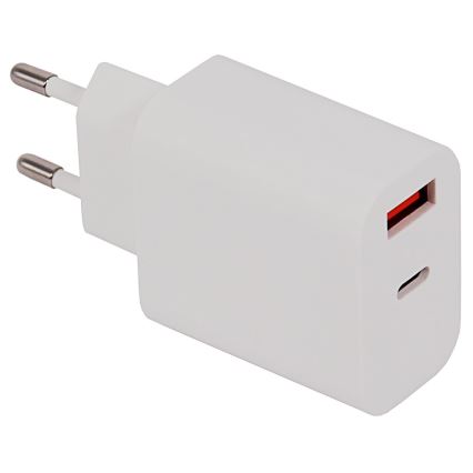 PATONA - Adapter mit USB und USB-C Ausgang 18W Leistungsabgabe