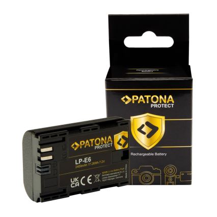 PATONA - Akku Canon LP-E6 2400mAh Li-Ion Protect