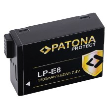 PATONA - Akku Canon LP-E8/LP-E8+ 1300mAh Li-Ion Schutz