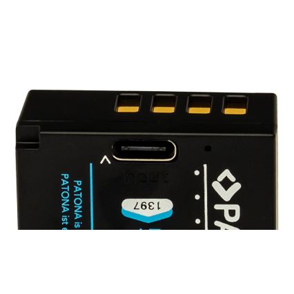 PATONA - Akku Fuji NP-W126S 1050mAh Li-Ion Platinum mit USB-C Ladeanschluss
