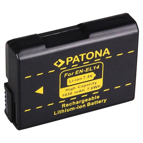 PATONA - Akku Nikon EN-EL14 1030mAh Li-Ion