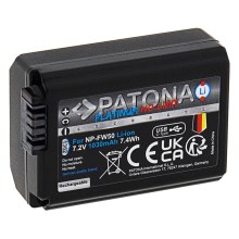 PATONA - Akku Sony NP-FW50 1030mAh Li-Ion Platinum USB-C Laden