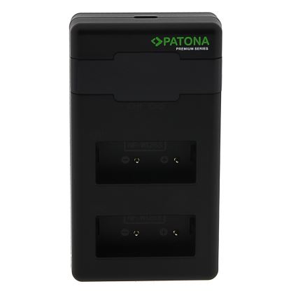 PATONA - Schnellladegerät Dual Fuji NP-W126 + USB-C Kabel 0,6m