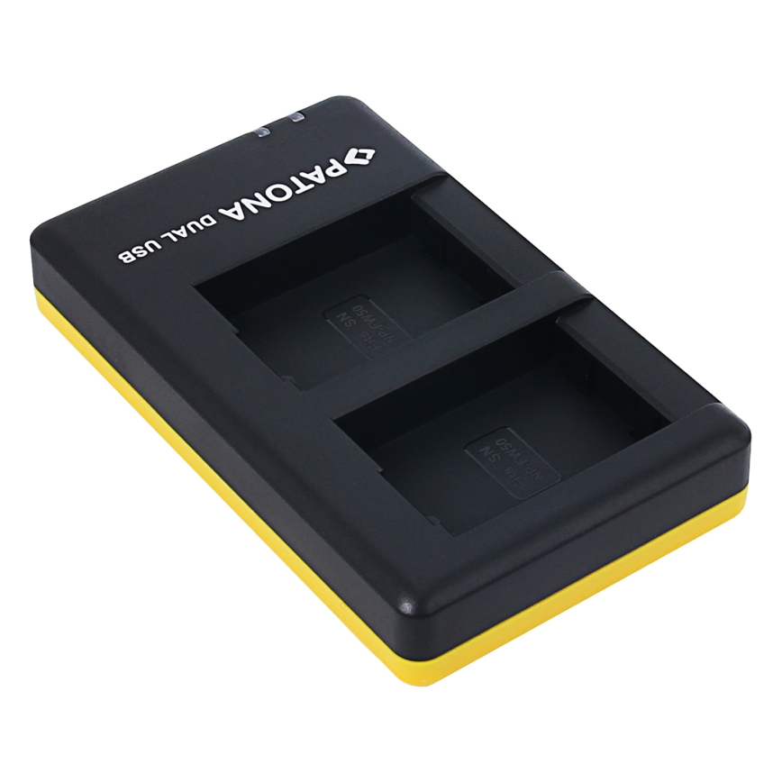 PATONA - Dual-Schnellladegerät für Sony NP-FW50 USB