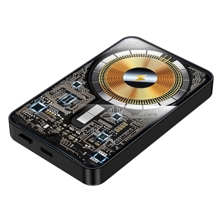 PATONA - Powerbank 10000mAh Li-Pol-PD20W MagSafe USB-C und Qi Ladefunktion