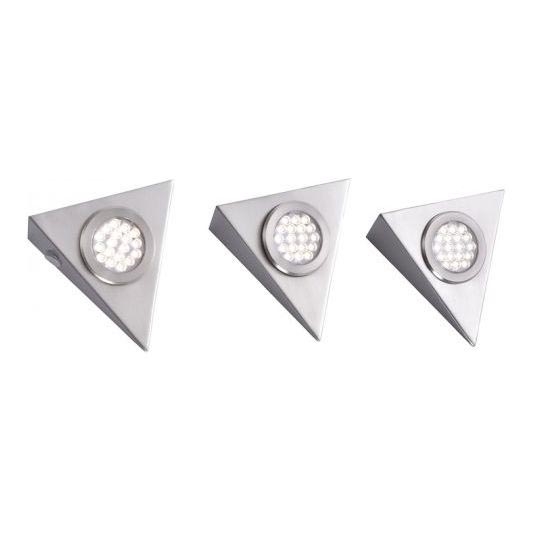 Paul Neuhaus 1119-55-3 - SET 3x LED-Möbelbeleuchtung mit einem Sensor HELENA LED/2,5W/230V