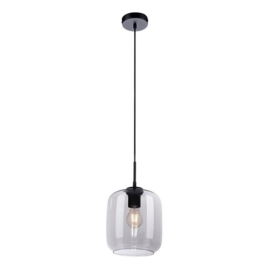 Paul Neuhaus 2002-25 - Hängeleuchte SHITAKE 1xE27/10W/230V d 20 cm Rauch-