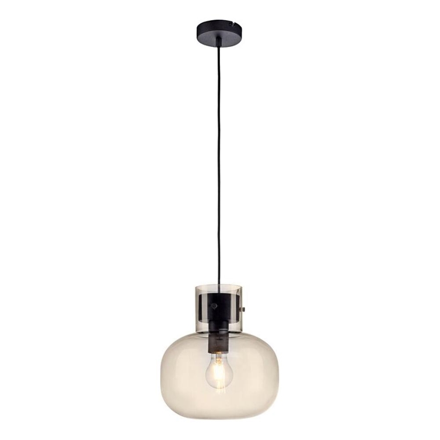 Paul Neuhaus 2003-27 - Hängeleuchte SHITAKE 1xE27/10W/230V d 25 cm Rauch-
