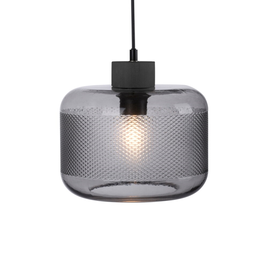 Paul Neuhaus 2005-25 - Hängeleuchte BOLETUS 1xE27/10W/230V d 23,5 cm grau