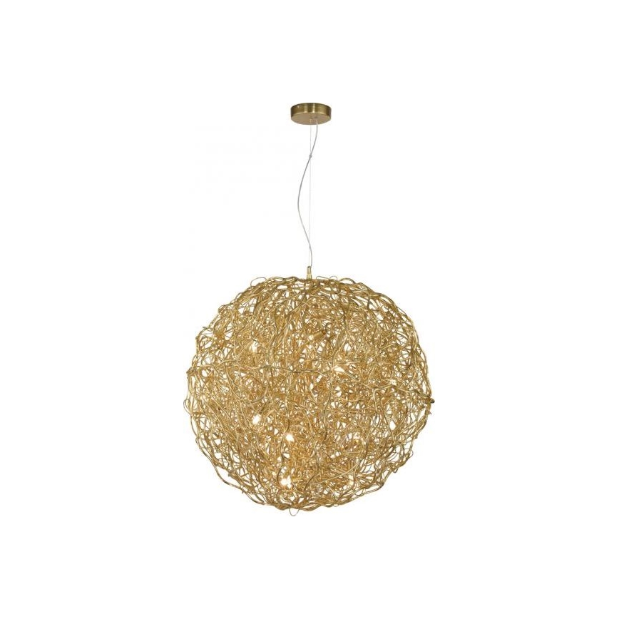 Paul Neuhaus 2019-12 - Pendelleuchte SAREA an Kabel, 15xG9/40W/230V, goldfarben