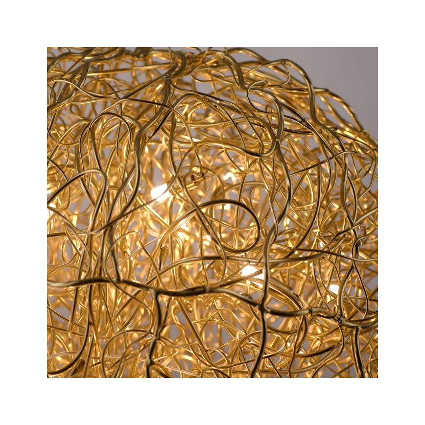 Paul Neuhaus 2019-12 - Pendelleuchte SAREA an Kabel, 15xG9/40W/230V, goldfarben