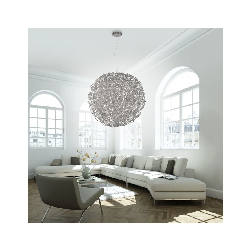 Paul Neuhaus 2019-21 - Pendelleuchte an Kabel SAREA 15xG9/40W/230V silber