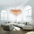 Paul Neuhaus 2192-11 - Kronleuchter an Aufhängung ICICLE 10xG9/40W/230V 50x100 cm Messing