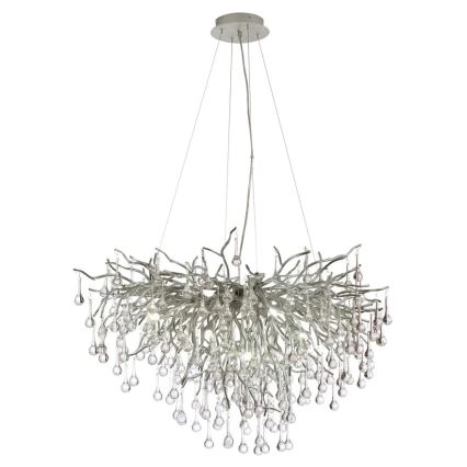 Paul Neuhaus 2192-55 - Hängeleuchte an Kabel ICICLE 10xG9/40W/230V 50x100 cm glänzender Chrom