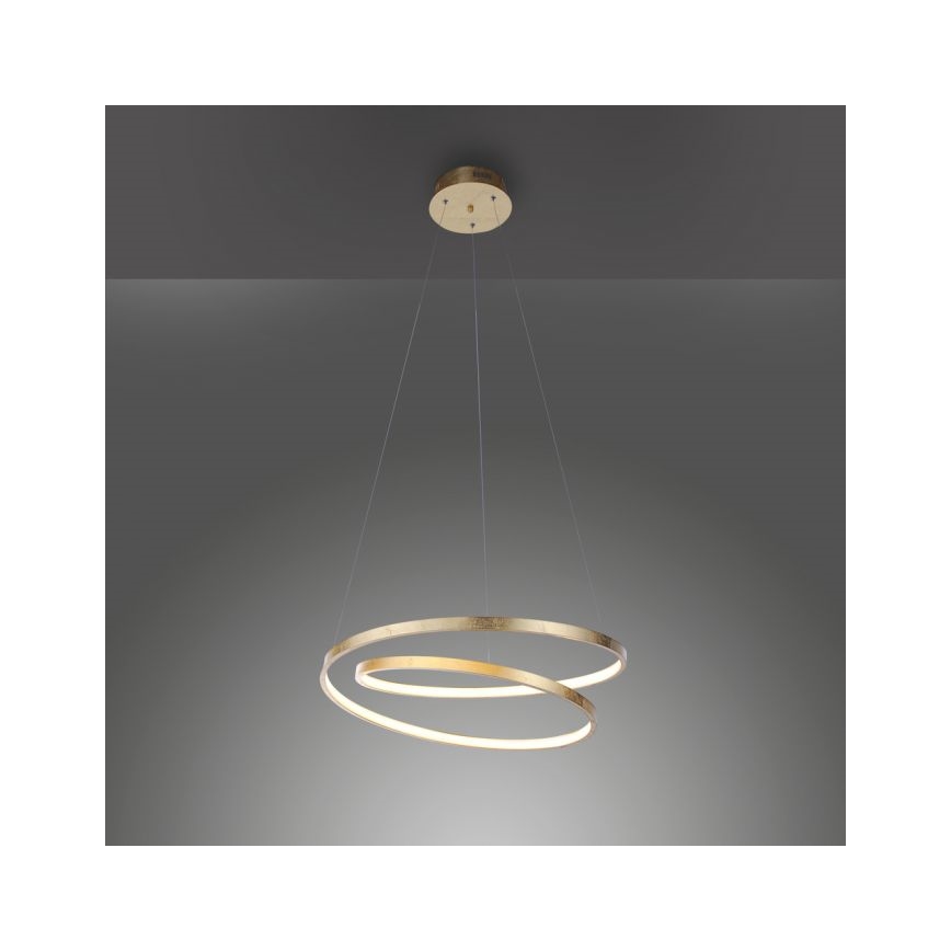 Paul Neuhaus 2472-12 - LED Dimmbarer Kronleuchter an Schnur ROMAN LED/30W/230V gold