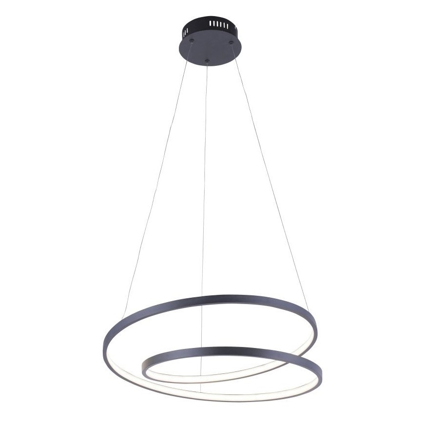 Paul Neuhaus 2472-18 - LED Dimmbarer Kronleuchter an Schnur ROMAN LED/30W/230V schwarz