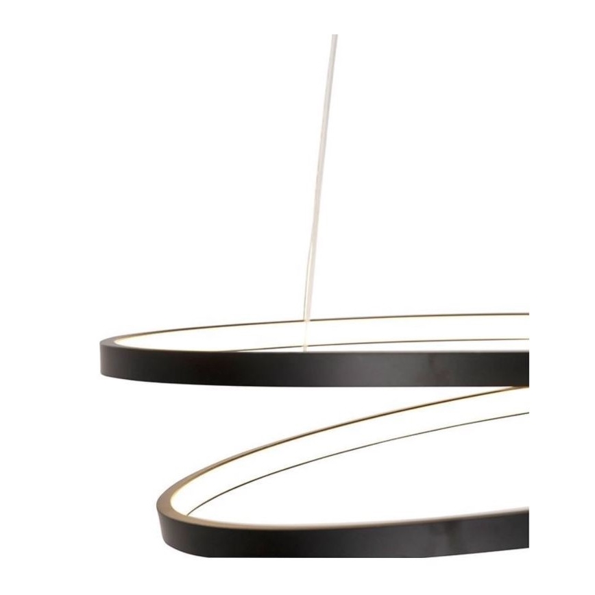 Paul Neuhaus 2472-18 - LED Dimmbarer Kronleuchter an Schnur ROMAN LED/30W/230V schwarz