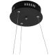 Paul Neuhaus 2472-18 - LED Dimmbarer Kronleuchter an Schnur ROMAN LED/30W/230V schwarz