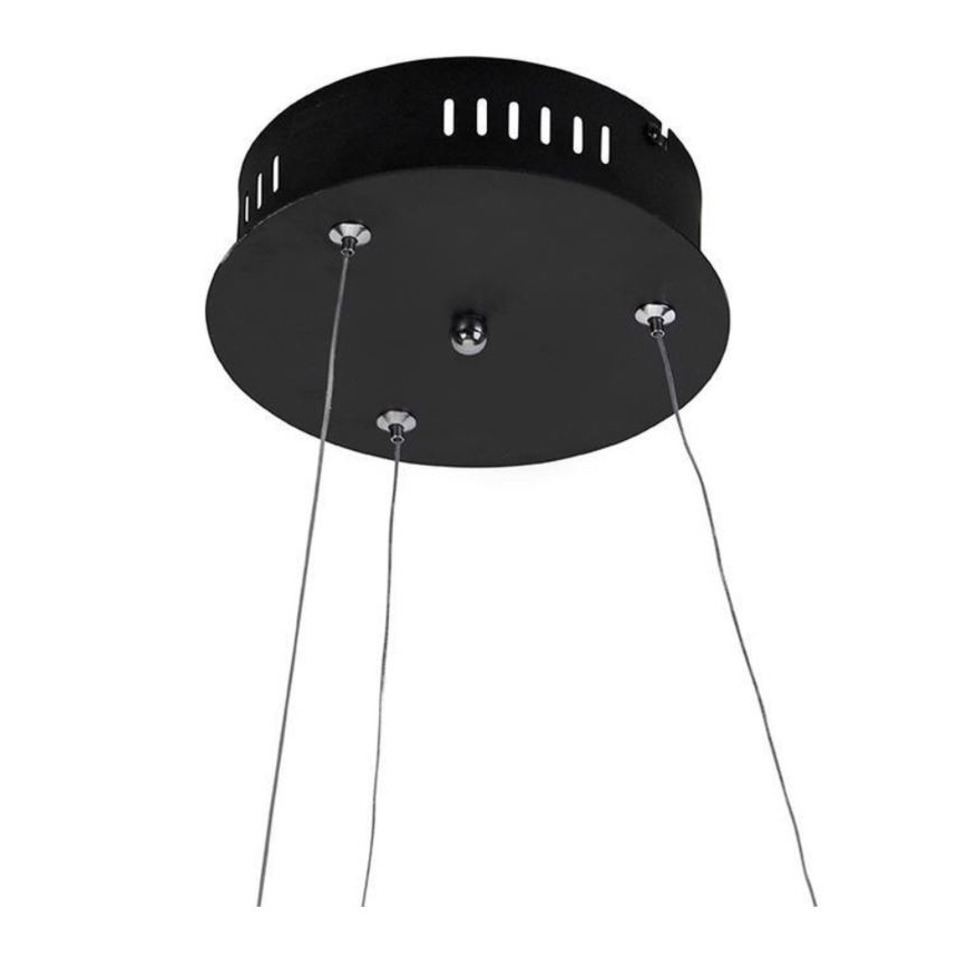 Paul Neuhaus 2472-18 - LED Dimmbarer Kronleuchter an Schnur ROMAN LED/30W/230V schwarz